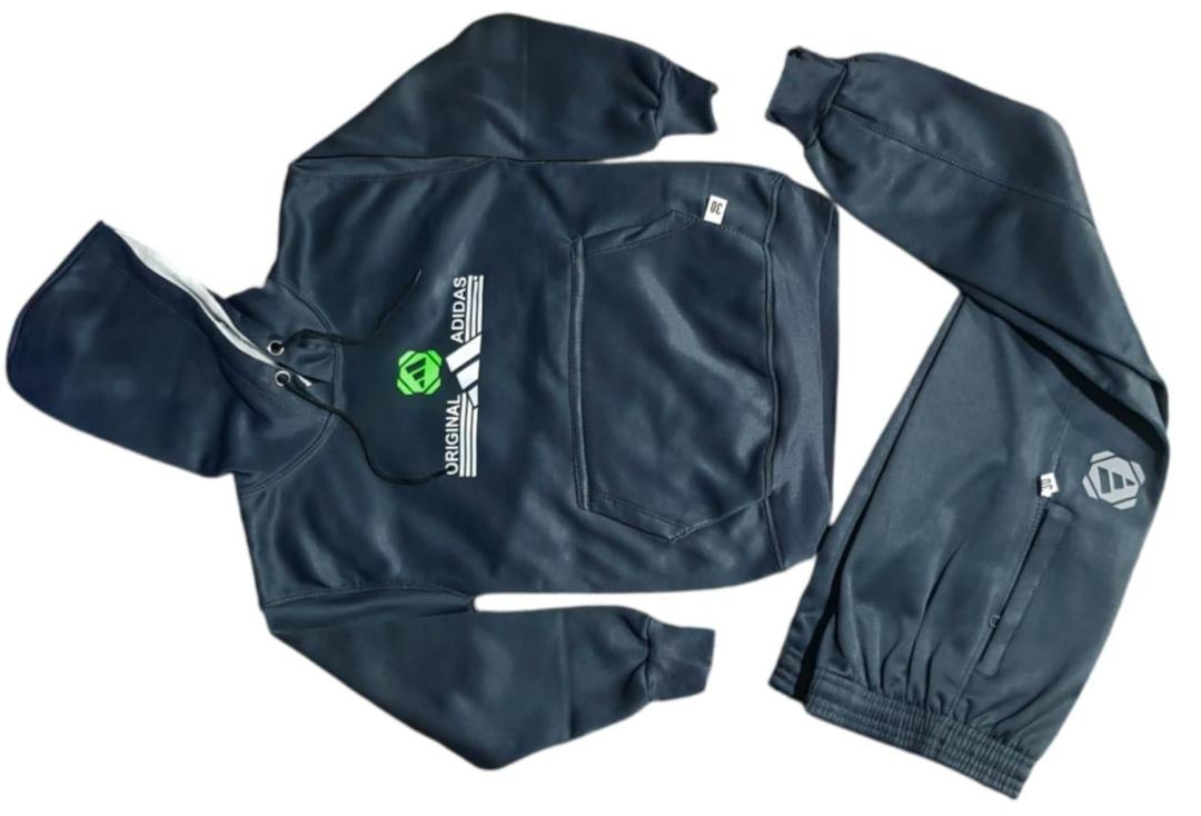 Stylish Boy's Grey Tracksuit Set - 2 Pcs (Shirt & Trouser), Perfect for Ages 5-14 Years