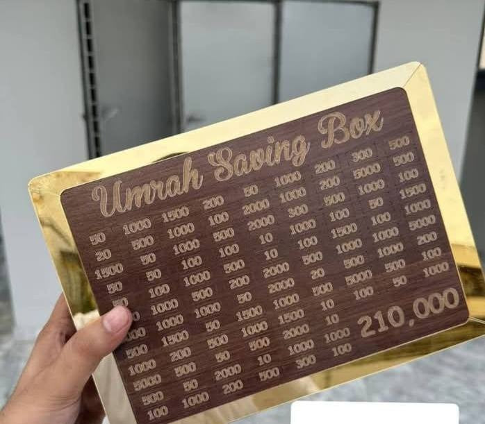 Umrah Saving Box - Box For Umrah Saving