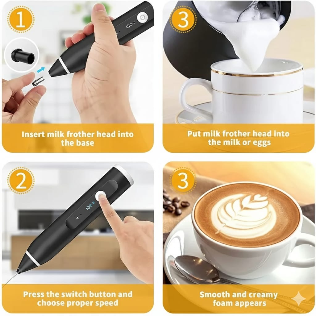 Rechargeable Coffee Beater