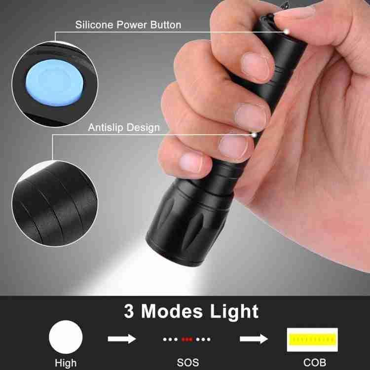 Mini Rechargeable Torch with Side Light