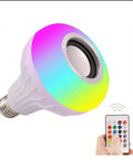 Smart LED Light Bulb with Built-in Bluetooth Speaker + Remote