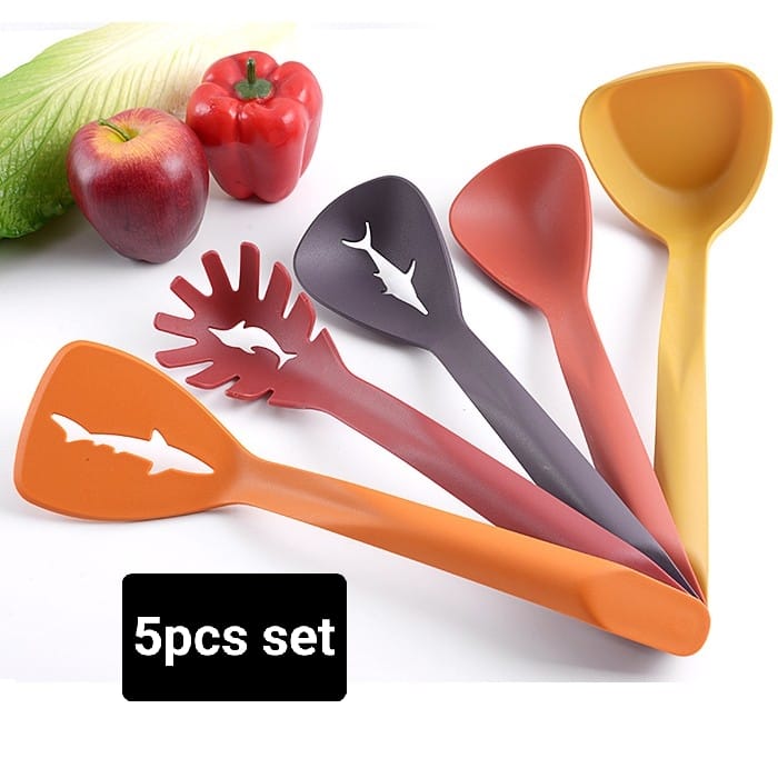 5 In 1 Spoon Set Durable Quality Stylish Design Easy To Use Reliable Performance Perfect Choice For Kitchen Daily Cooking And Practical Household Needs