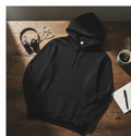 Black Polyester Hoodie