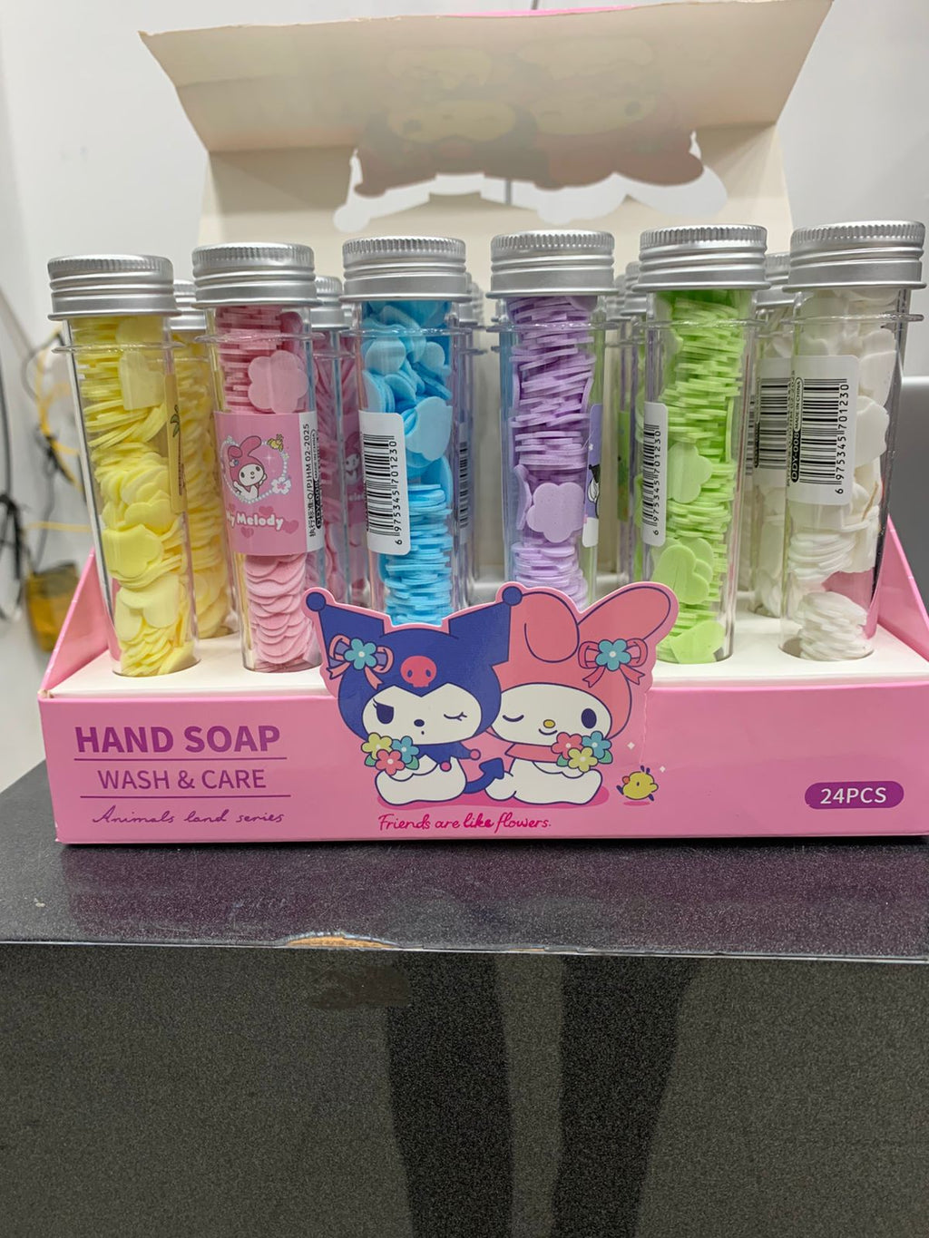 200 PCS Disposable Paper Soap with Portable Tube Bottle